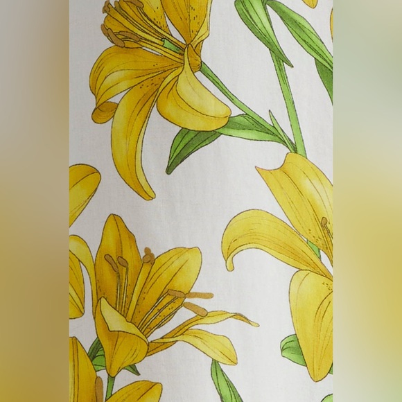 NWT Alice+Olivia Jem Floral Flutter Sleeve Mini Shirtdress Size S/P $375 - Picture 7 of 10